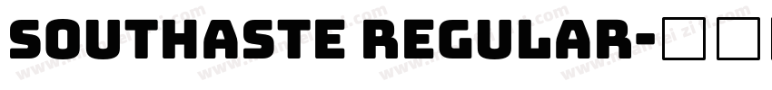 Southaste Regular字体转换